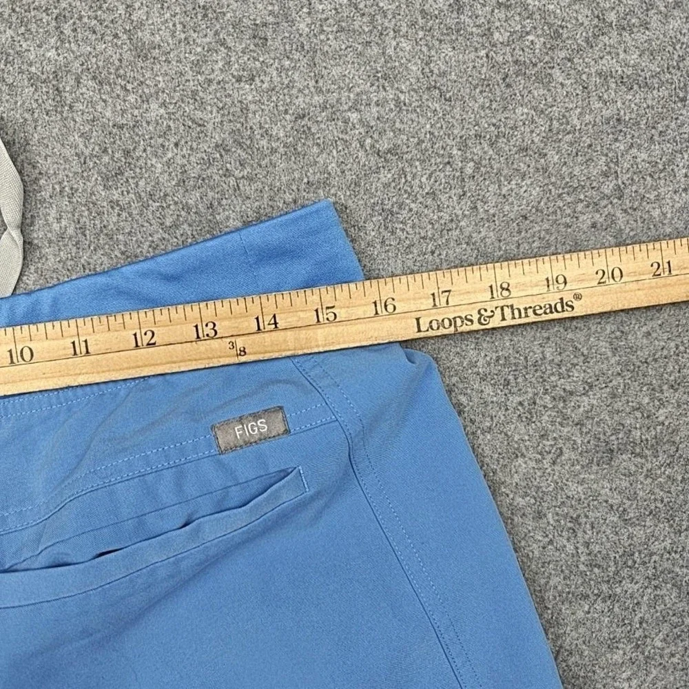 FIGS Pants Mens Medium Blue Technical Collection Cargo Scrub Workwear Stretch
